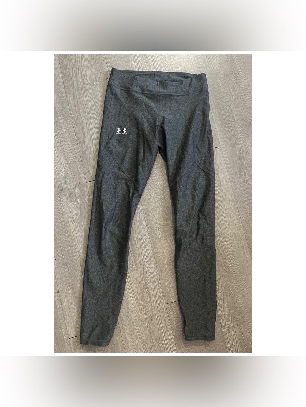 Under Armour gray heather leggings size small